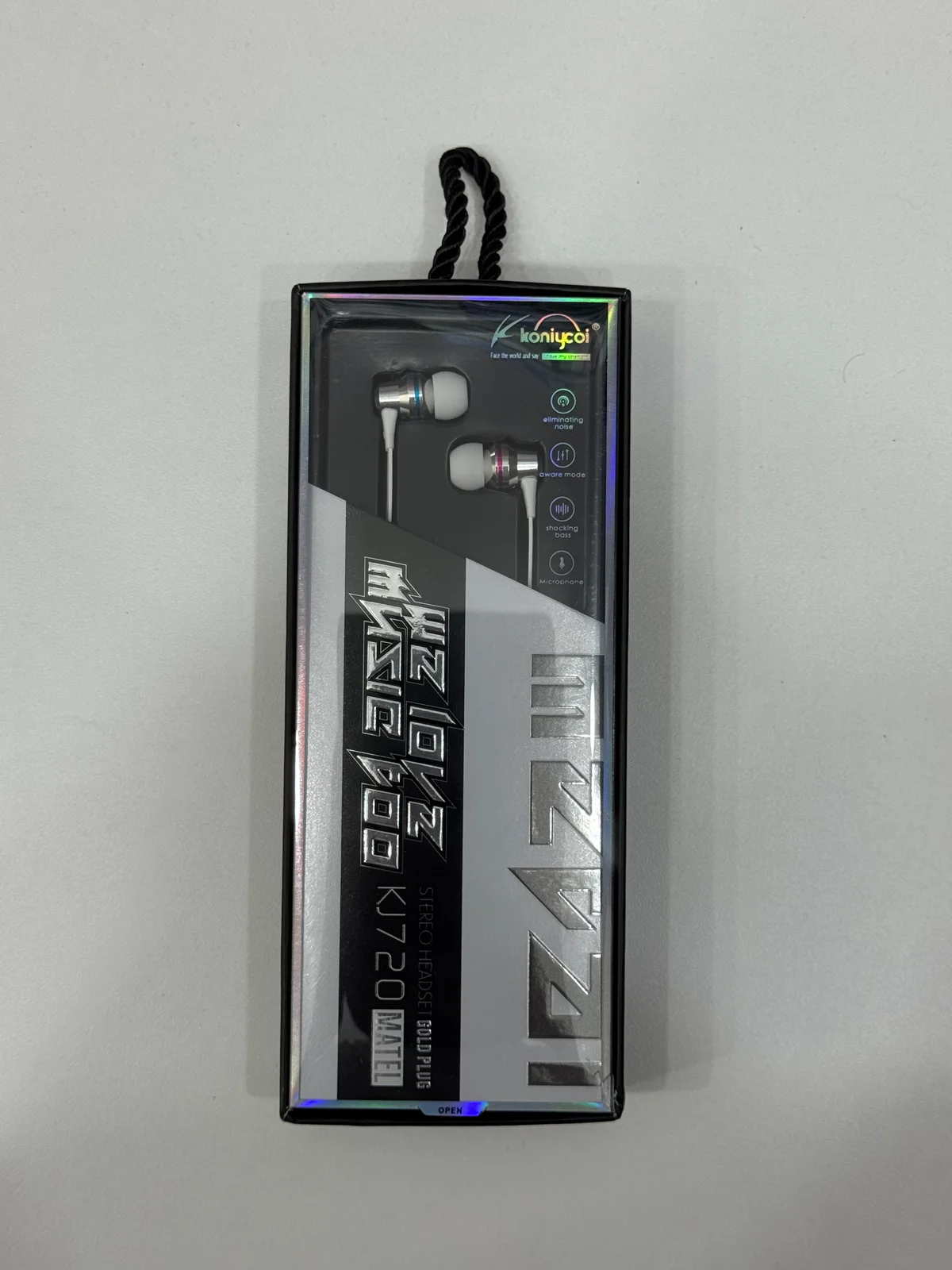 Наушники проводные KJ720 EARPHONES 1.2м 3.5мм