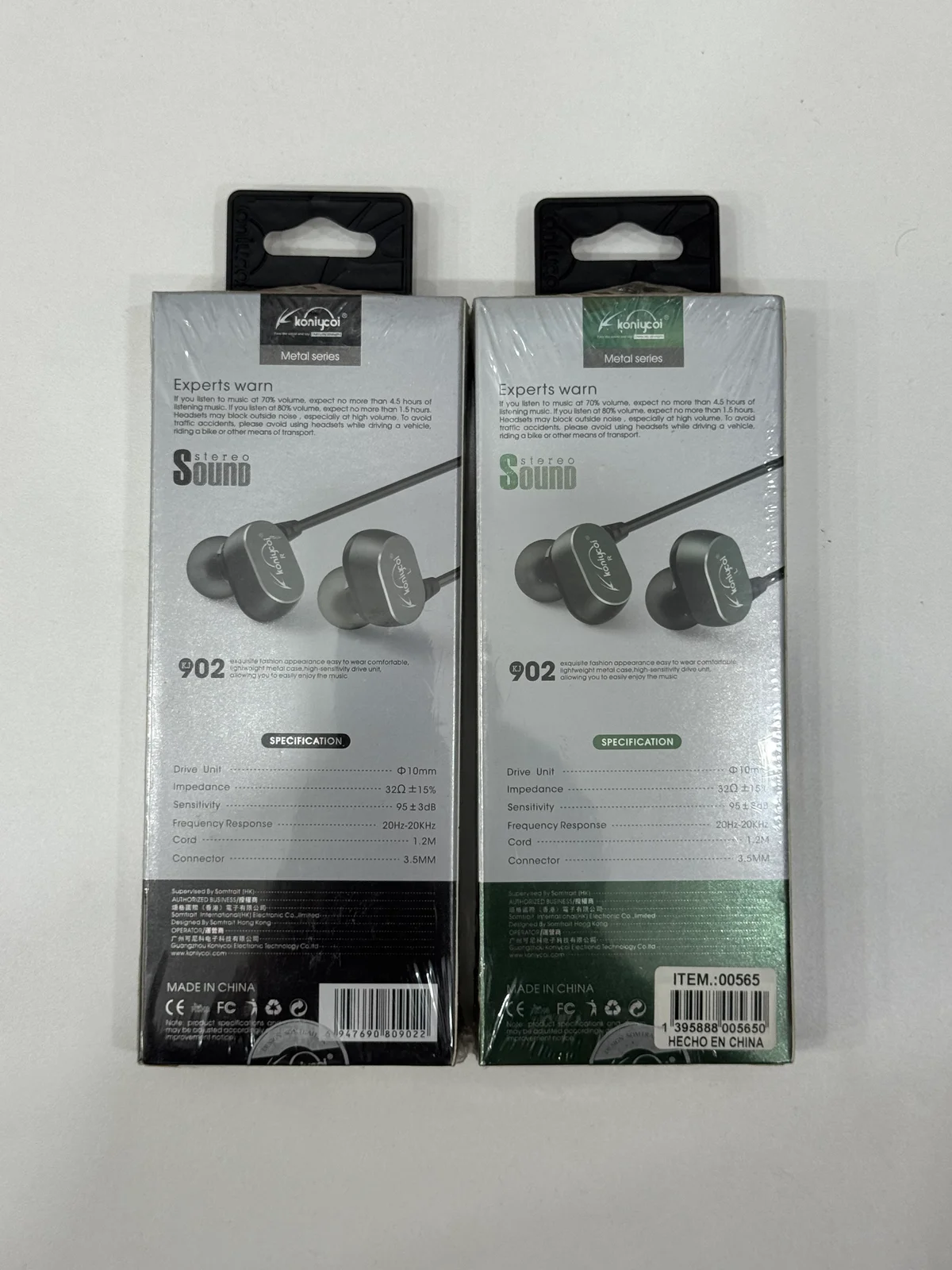 Наушники проводные 902 EARPHONES 1.2м 3.5мм