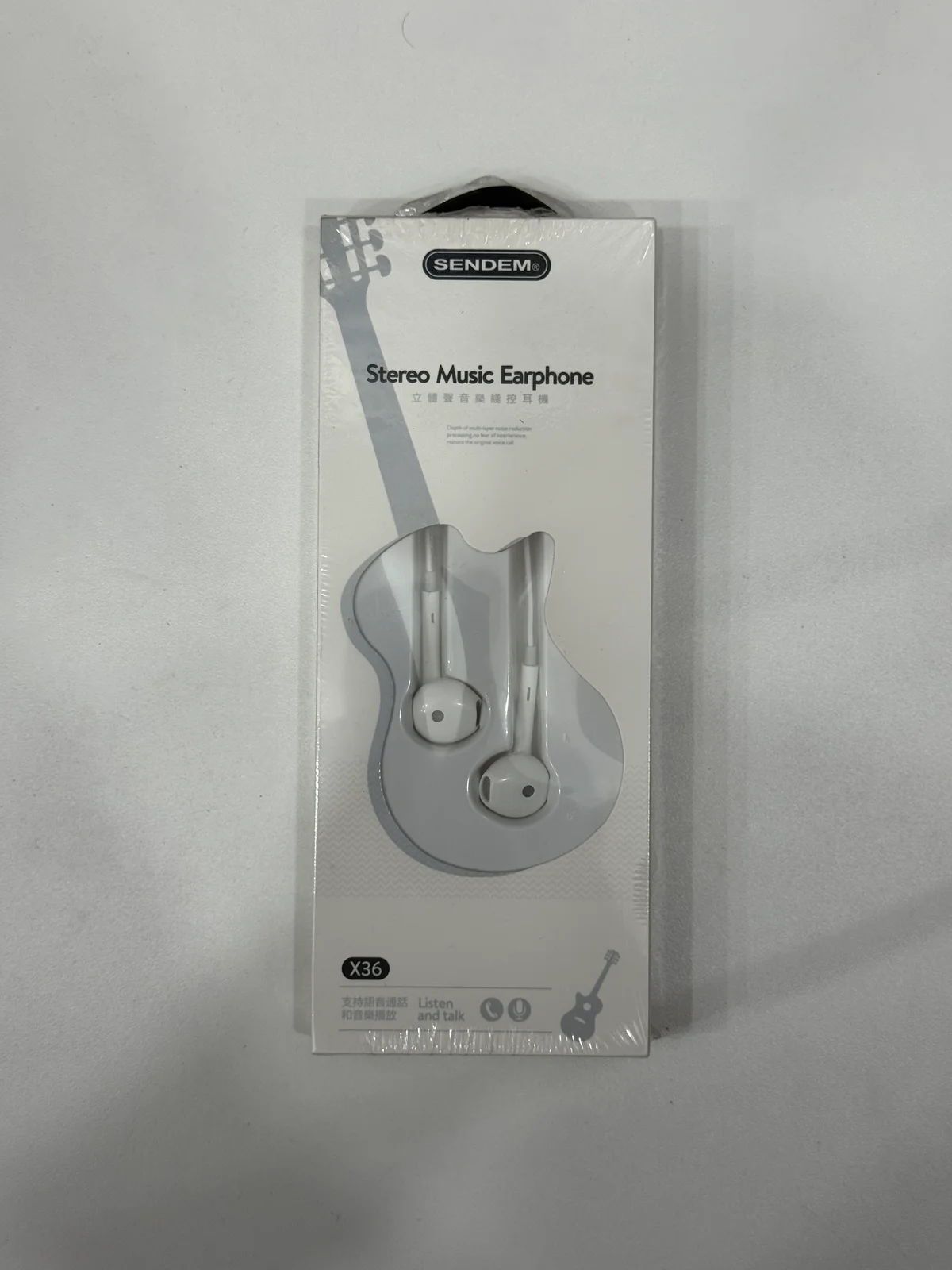 Наушники проводные X36 EARPHONES 1.2м 3.5мм