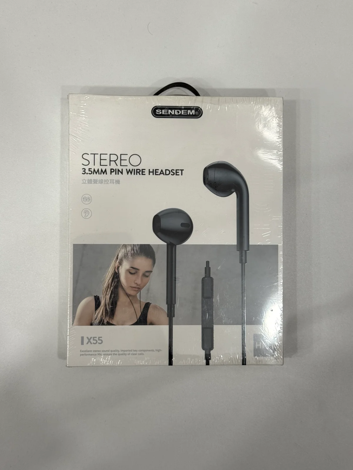 Наушники проводные X55 EARPHONES 1.2м 3.5мм