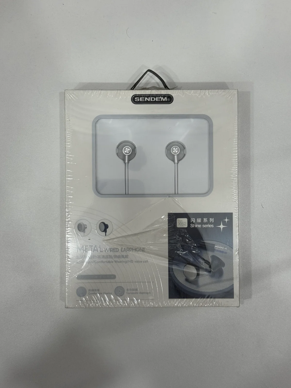Наушники проводные X52 EARPHONES 1.2м 3.5мм