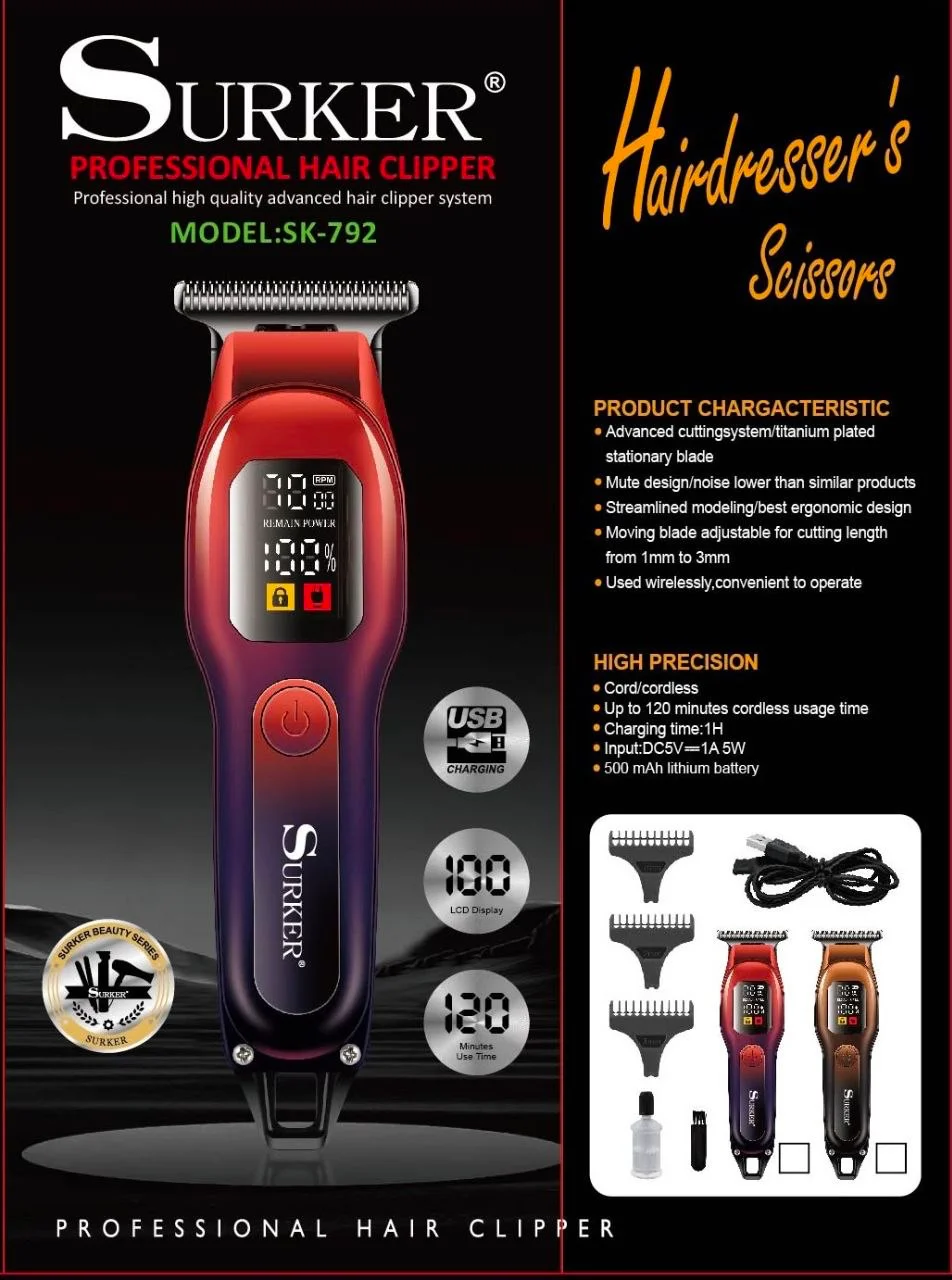 Триммер для бороды аккумуляторный SK-792
