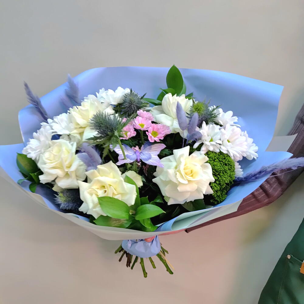 Букет с французскими розами