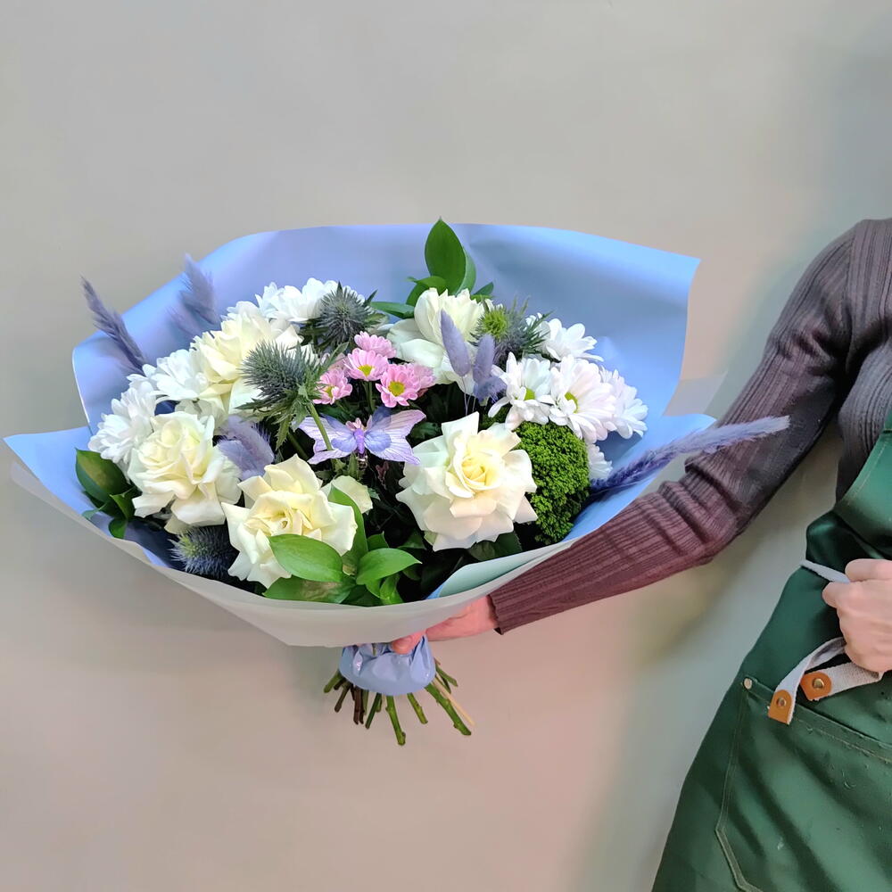 Букет с французскими розами