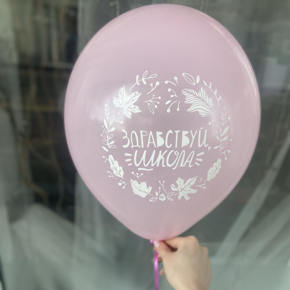 Шар "Здравствуй школа"
