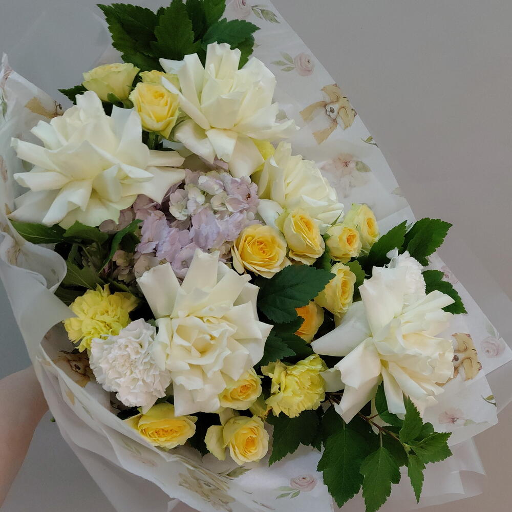 Букет чайная роза