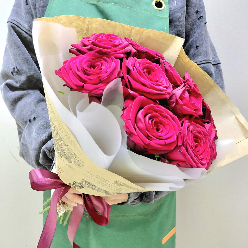 Букет цветов из 11 красных роз