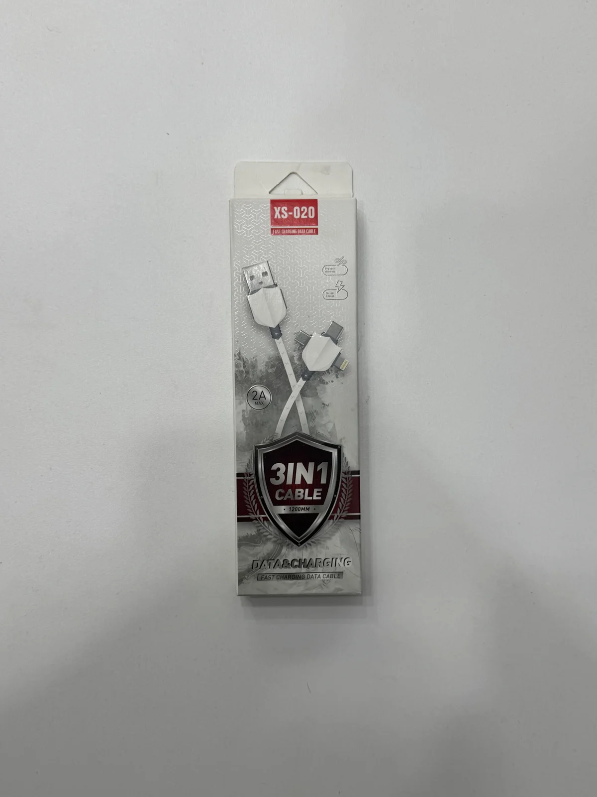 Кабель XS-020 USB - 3в1 1m 