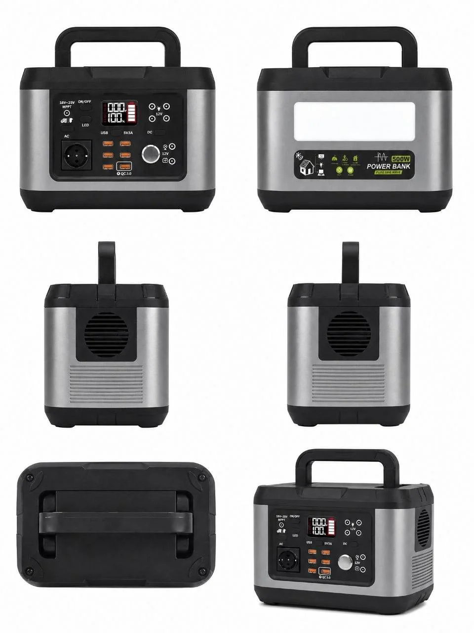 ПОРТАТИВНАЯ ЗАРЯДНАЯ СТАНЦИЯ FIRSTWEI KM-8102 — 500 ВТ