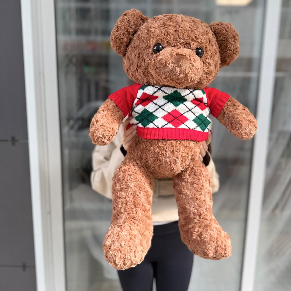 Мягкая игрушка медведь с пледом внутри🧸