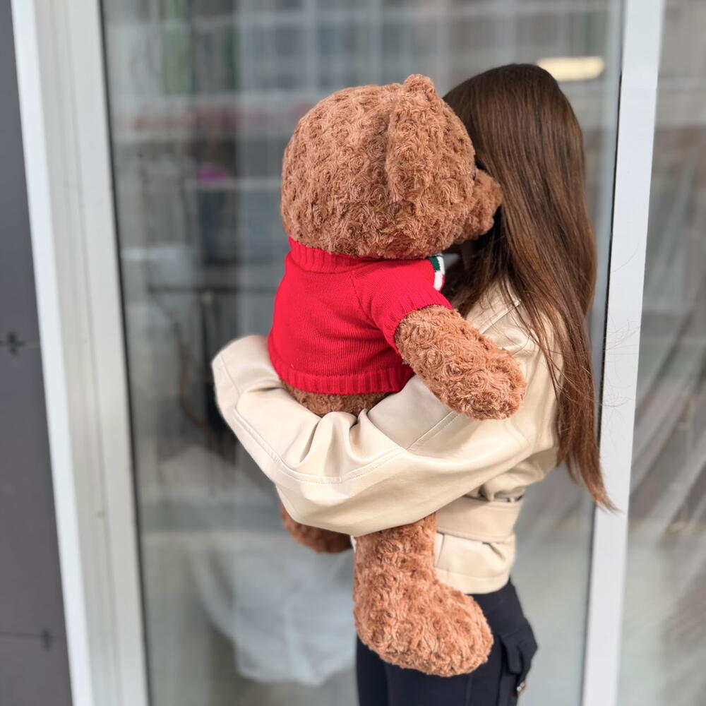 Мягкая игрушка медведь с пледом внутри🧸
