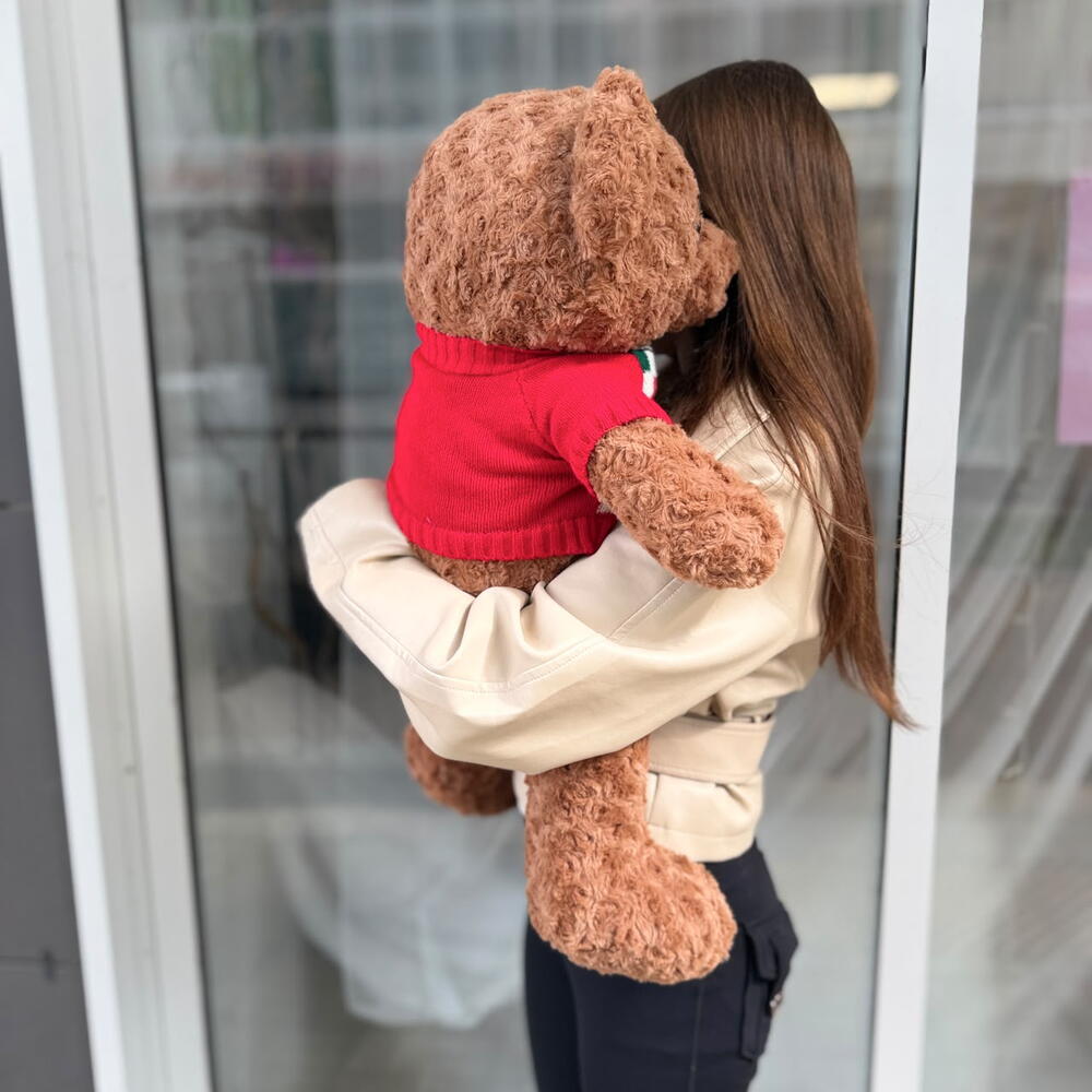 Мягкая игрушка медведь с пледом внутри🧸